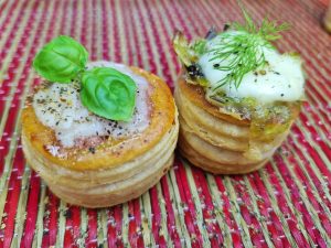 Mehr über den Artikel erfahren Gefüllte Bouchées (Mini-Pastetchen)