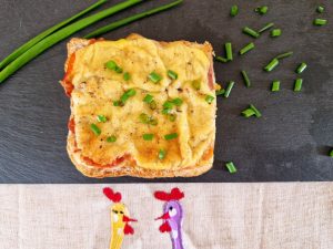 ruehrei1 Toastscheibe mit Rührei