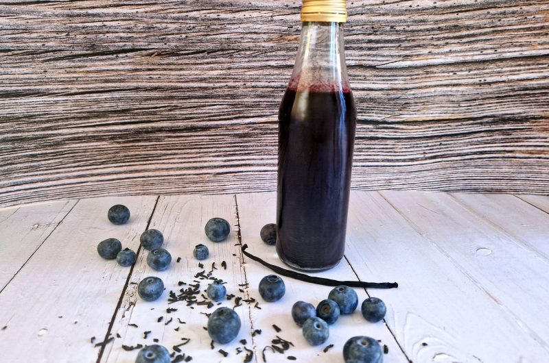 Blueberry-Earl Grey Sirup