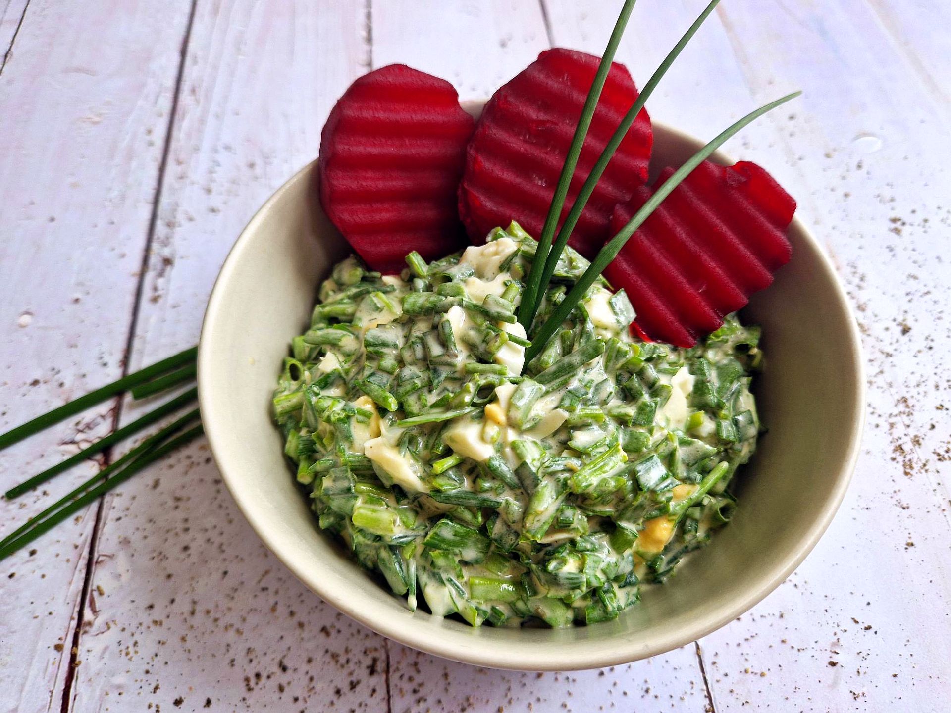 Mehr über den Artikel erfahren Schnittlauchsalat