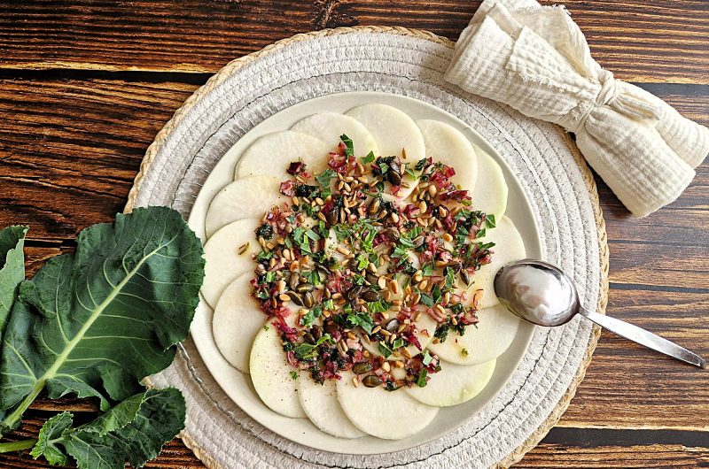 Kohlrabi-Carpaccio