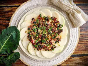 Mehr über den Artikel erfahren Kohlrabi-Carpaccio